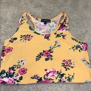 Racer back maternity tank